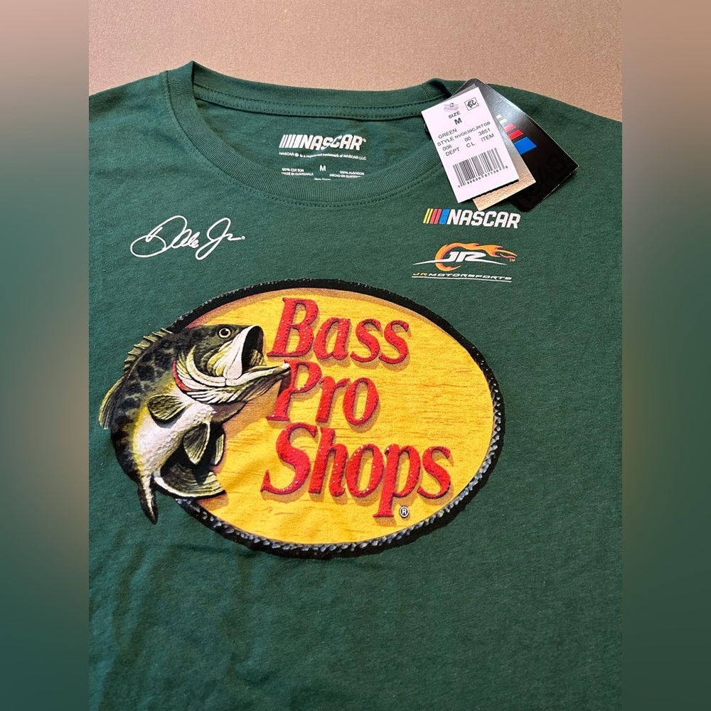 Nascar Bass Pro Shops Green Tee - Picture 5 of 6